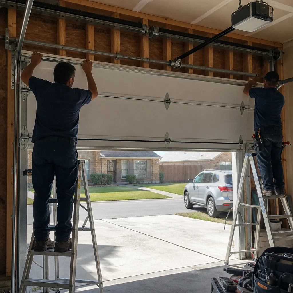Garage Door Installation in Pleak
